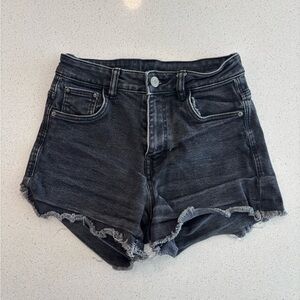 Zara Black Jean Shorts